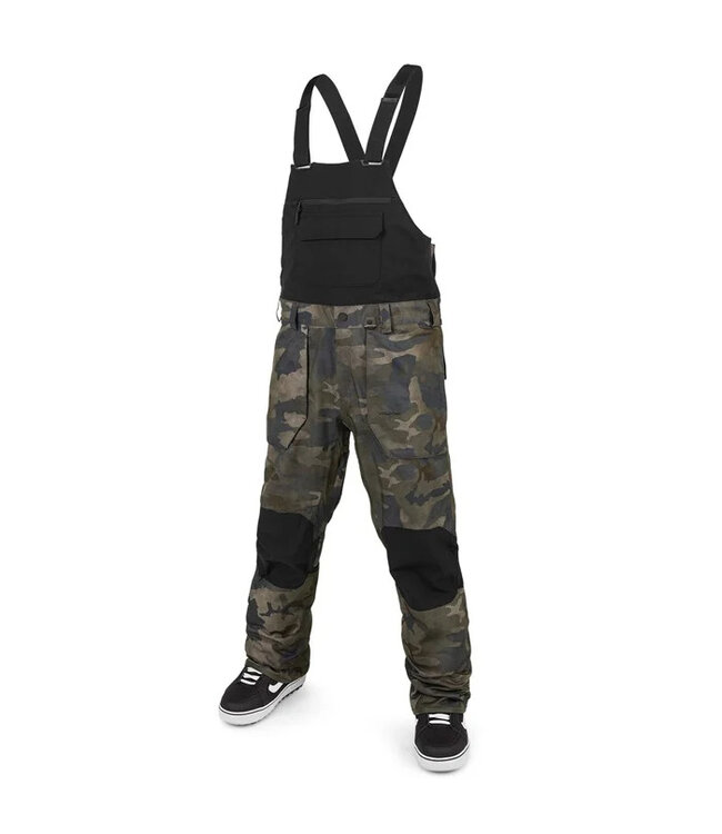 VOLCOM ROAN BIB OVERALL PANT CLOUDWASH CAMO 2024