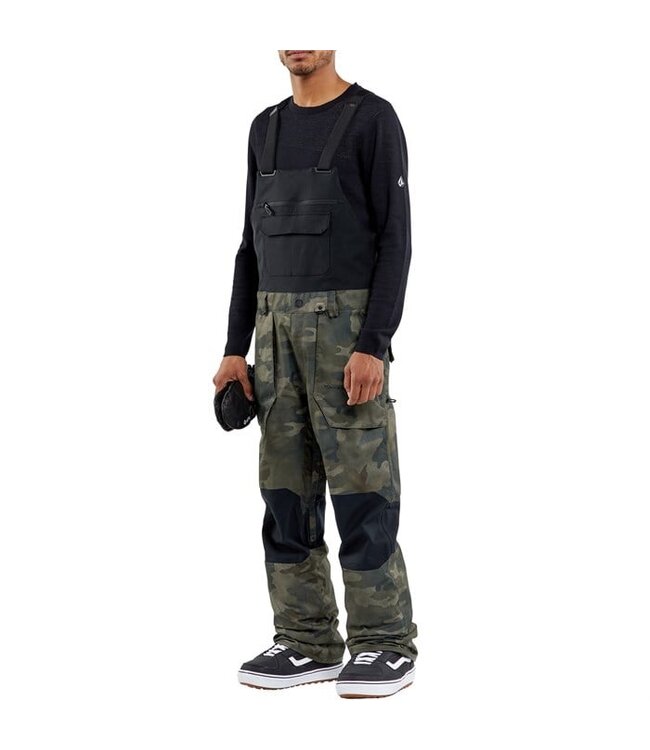 VOLCOM ROAN BIB OVERALL PANT CLOUDWASH CAMO 2024