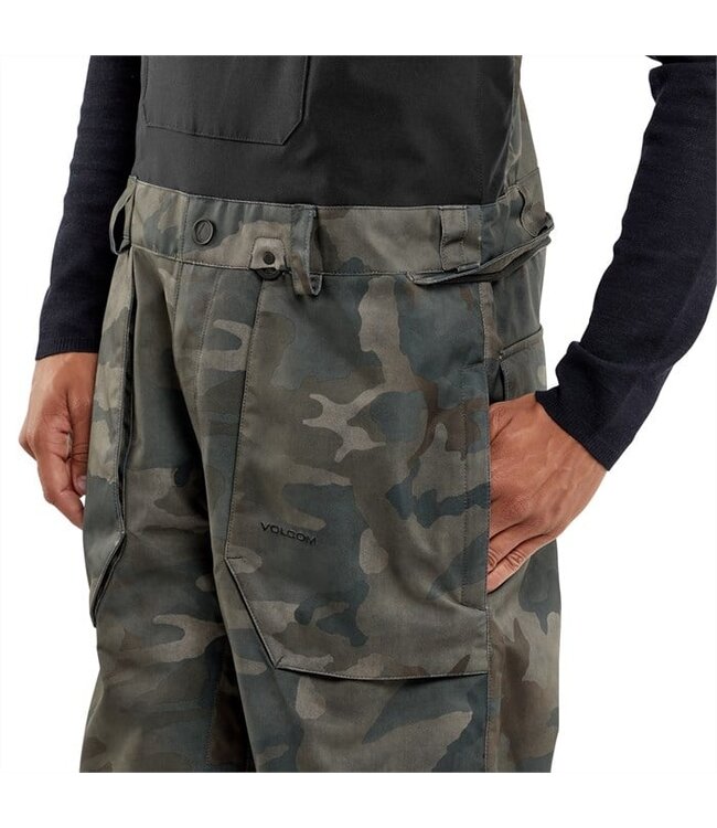 VOLCOM ROAN BIB OVERALL PANT CLOUDWASH CAMO 2024