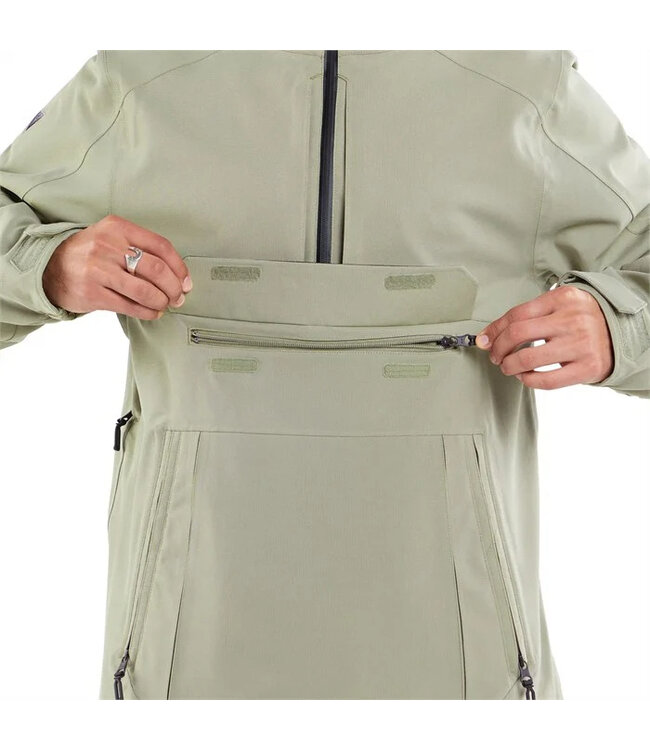 VOLCOM BRIGHTON PULLOVER JACKET LIGHT MILITARY 2024