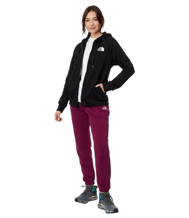 THE NORTH FACE WOMENS BRAND PROUD FULL ZIP HOODIE TNF BLACK/WHITE 2024