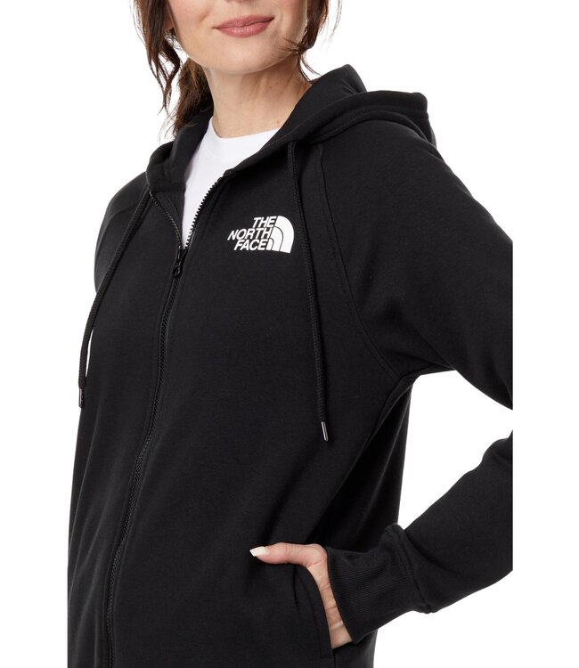 THE NORTH FACE WOMENS BRAND PROUD FULL ZIP HOODIE TNF BLACK/WHITE 2024