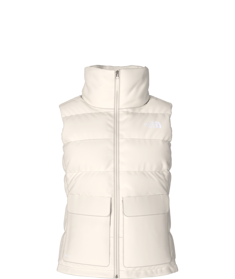THE NORTH FACE WOMENS GOTHAM VEST GARDENIA WHITE 2024 ONE Boardshop