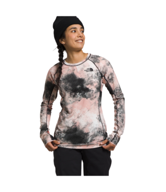 THE NORTH FACE THE NORTH FACE WOMENS FD PRO 160 CREW PINK MOSS FADED DYE CAMO PRINT 2024