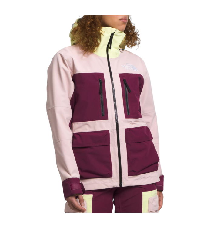 TNF WOMEN DRAGLINE JACKET PINK MOSS/BOYSENBERRY 2024