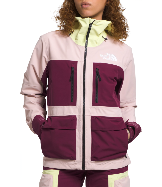 TNF WOMEN DRAGLINE JACKET PINK MOSS/BOYSENBERRY 2024