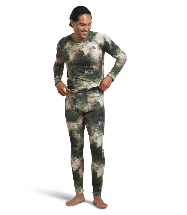 THE NORTH FACE FD PRO 160 BASE LAYER CREW PINE NEEDLE FADED CAMO PRINT 2024