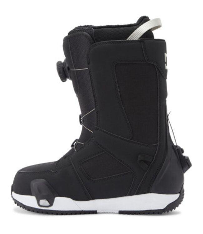 DC WOMENS PHASE PRO BOA STEP ON SNOWBOARD BOOT BLACK/LIGHT GREY 2024