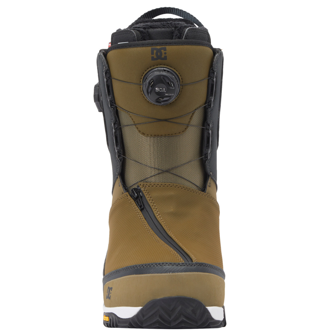 DC TRANSCEND BOA SNOWBOARD BOOT OLIVE/WHITE 2024 ONE