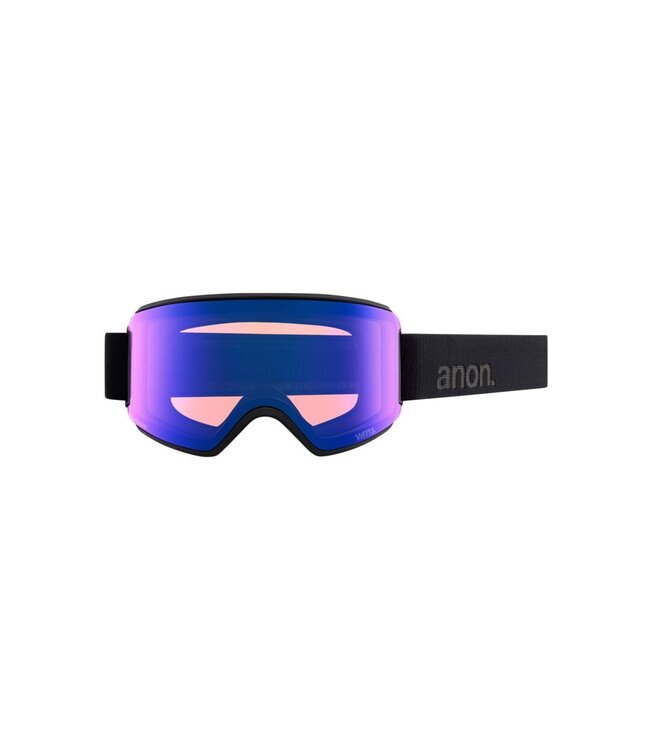 ANON WM3 GOGGLE SMOKE w/ PERCEIVE SUNNY ONYX + PERCEIVE VARIABLE VIOLET + MFI FACE MASK 2025