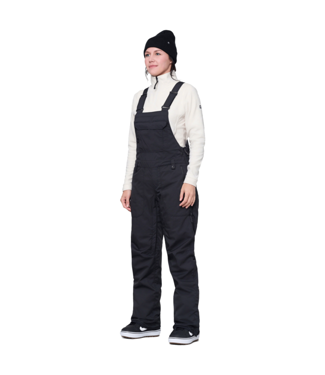 686 WOMENS BLACK MAGIC BIB PANT BLACK GEO JACQUARD 2024