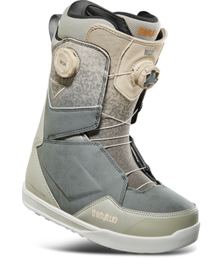 THIRTY-TWO THIRTYTWO LASHED DOUBLE BOA BRADSHAW SNOWBOARD BOOTS GREY/TAN 2024