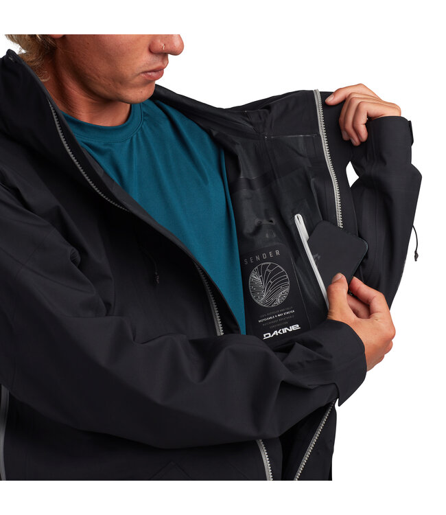 DAKINE SENDER STRETCH 3L JACKET BLACK 2024