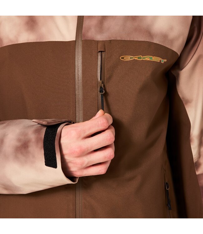 OAKLEY TC  SKULL REDUCT SHELL JACKET CARAFE/BROWN CLOUDS PRINT 2024