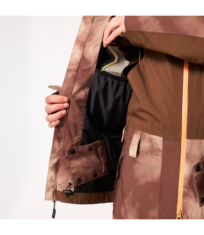 OAKLEY TC  SKULL REDUCT SHELL JACKET CARAFE/BROWN CLOUDS PRINT 2024