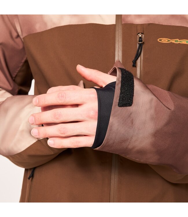 OAKLEY TC  SKULL REDUCT SHELL JACKET CARAFE/BROWN CLOUDS PRINT 2024