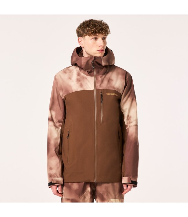 OAKLEY TC  SKULL REDUCT SHELL JACKET CARAFE/BROWN CLOUDS PRINT 2024