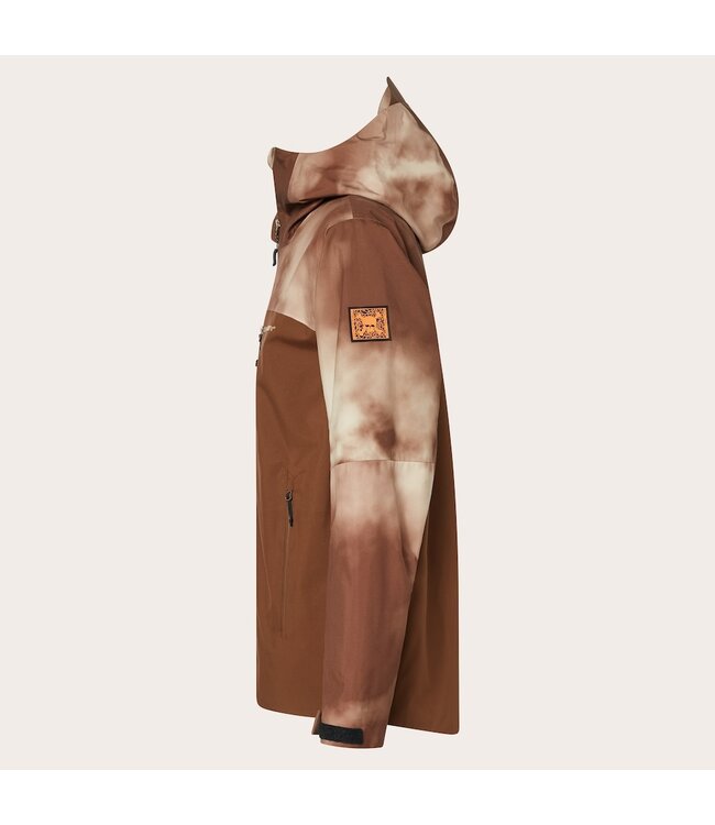 OAKLEY TC  SKULL REDUCT SHELL JACKET CARAFE/BROWN CLOUDS PRINT 2024