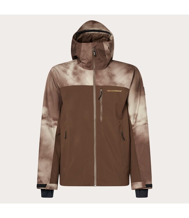 OAKLEY TC  SKULL REDUCT SHELL JACKET CARAFE/BROWN CLOUDS PRINT 2024