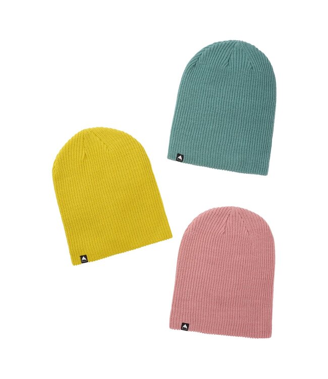 BURTON RECYCLED DND BEANIE - 3 PACK ROCK LICHEN/SULFUR/POWDER BLUSH 2024
