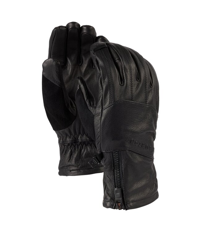 BURTON AK LEATHER TECH GLOVES TRUE BLACK 2024 ONE Boardshop