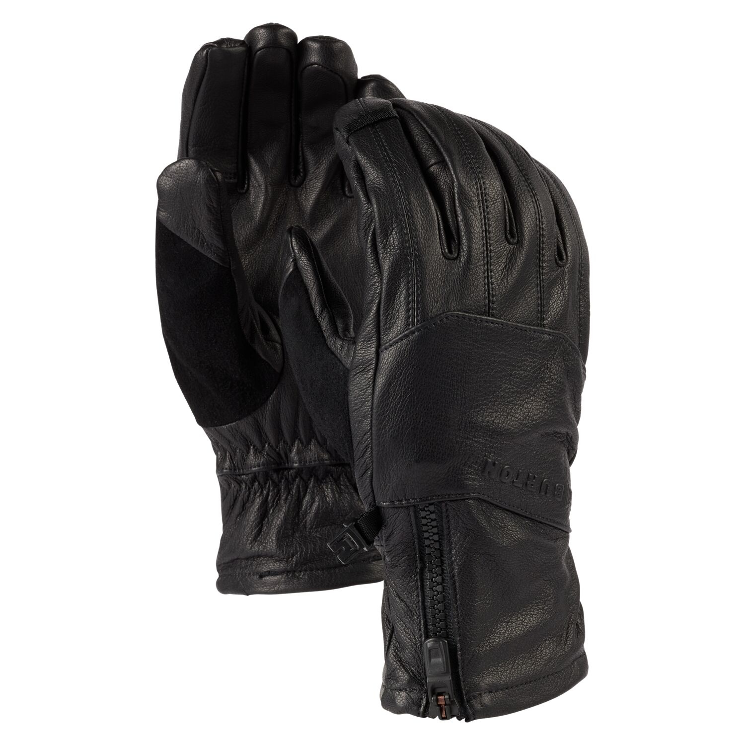 BURTON AK LEATHER TECH GLOVES TRUE BLACK 2024 ONE Boardshop