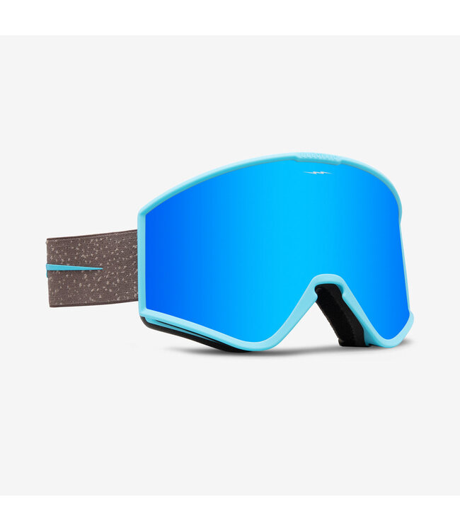 ELECTRIC KLEVELAND GOGGLE DELPHI SPECKLE w/ BLUE CHROME + YELLOW BONUS LENS 2024