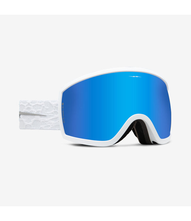 ELECTRIC EG2T SMALL GOGGLE MATTE WHITE NEURON w/ MOSS BLUE + ATOMIC BONUS LENS 2024