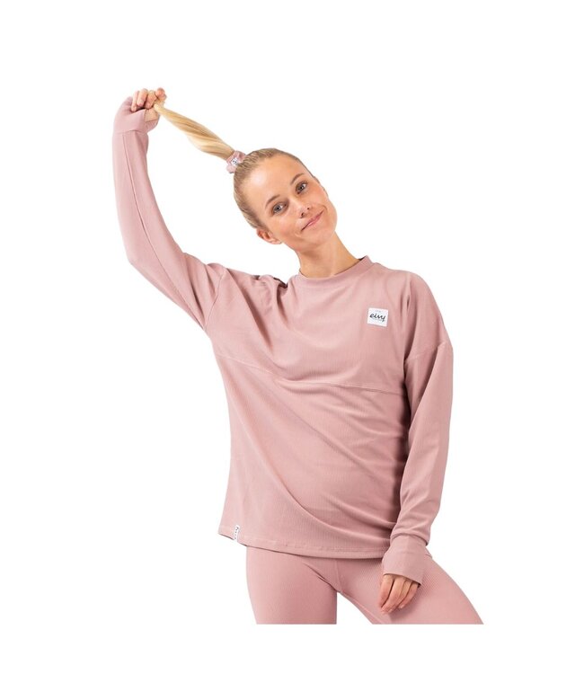 EIVY WOMENS VENTURE RIB TOP FADED WOODROSE 2024