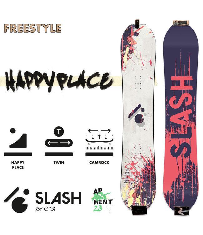 SLASH HAPPY PLACE SNOWBOARD 2024