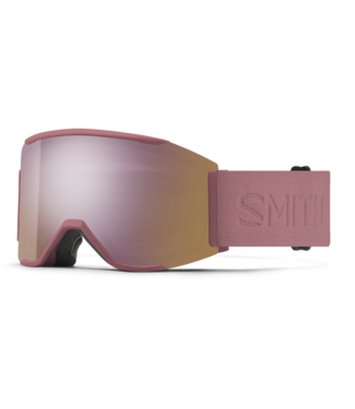 SMITH SMITH SQUAD MAG GOGGLE CHALK ROSE W/ CHROMAPOP EVERYDAY ROSE GOLD MIRROR + CHROMAPOP STORM BLUE SENSOR MIRROR