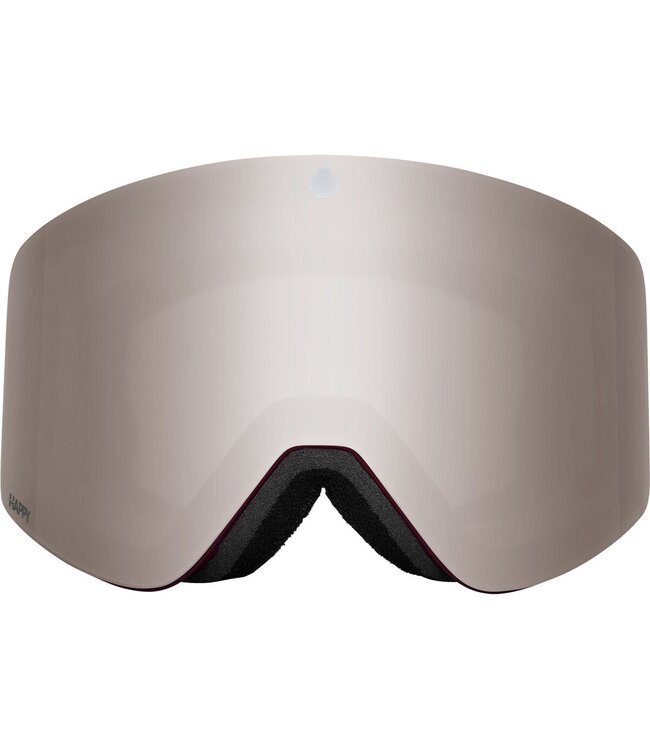 SPY MARAUDER GOGGLE MERLOT w/ HAPPY BRONZE SILVER MIRROR + HAPPY LOW LIGHT GRAY GREEN RED MIRROR 2024