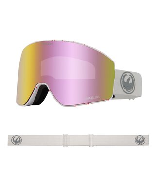 DRAGON DRAGON PXV2 GOGGLE REUSED w/ LUMALENS PINK IONIZED + LUMALENS DARK SMOKE 2024