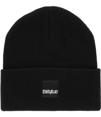 THIRTY-TWO THIRTYTWO PATCH BEANIE BLACK 2024