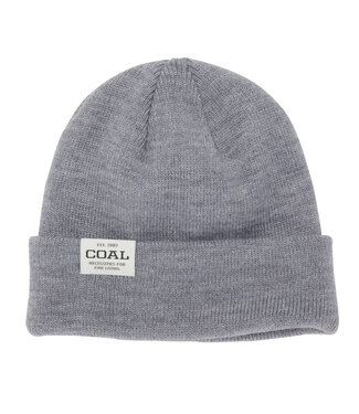 COAL COAL UNIFORM LOW RECYCLED KNIT CUFF BEANIE HEATHER GREY 2024