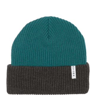 AUTUMN 2024 AUTUMN BLOCKED YOUTH BEANIE CHARCOAL