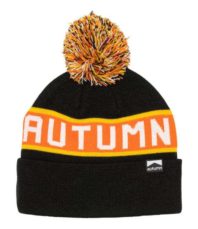 AUTUMN BURNOUT POM BEANIE BLACK 2024