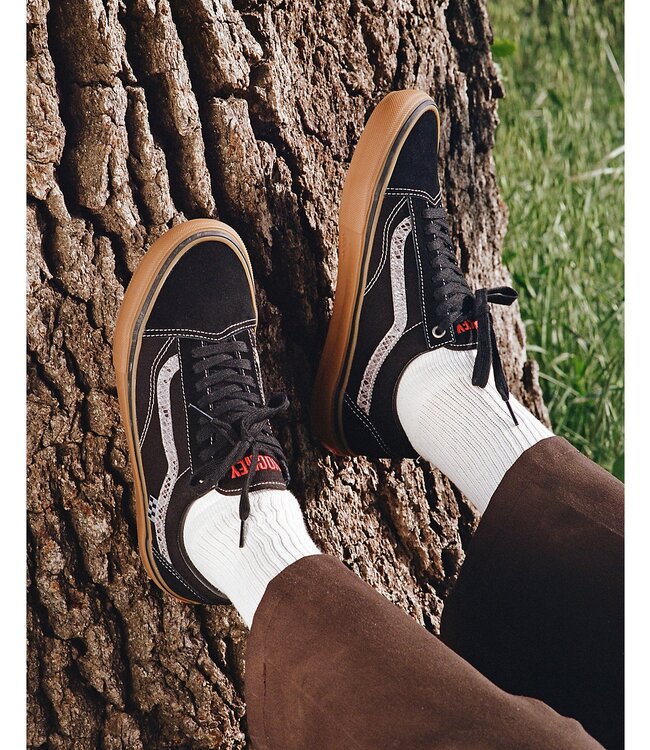 VANS MENS SKATE OLD SKOOL X HOCKEY SHOE BLACK