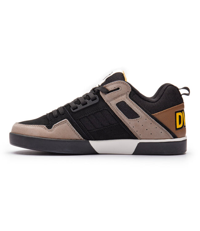 DVS MENS COMANCHE SHOE 2.0 BLACK TAN YELLOW SUEDE