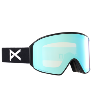 ANON ANON M4S CYLINDRICAL GOGGLE BLACK w/ PERCEIVE VARIBLE BLUE + PERCEIVE CLOUDY PINK + MFI 2024