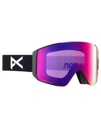 ANON ANON SYNC GOGGLE BLACK w/ PERCEIVE SUNNY RED + PERCEIVE CLOUDY BURST 2024
