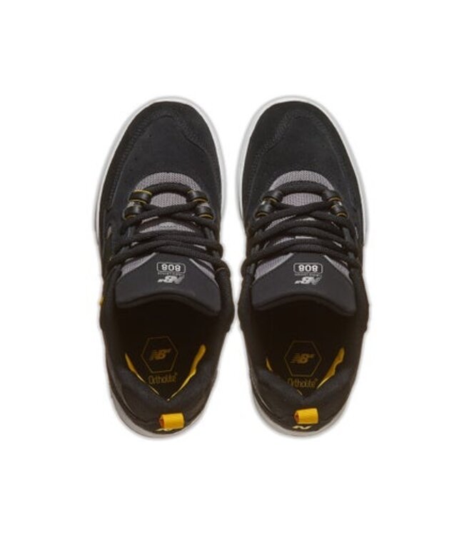 NEW BALANCE MENS NUMERIC 808 TIAGO SHOE BLACK/YELLOW