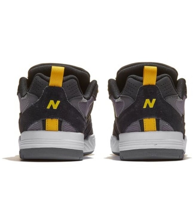 NEW BALANCE MENS NUMERIC 808 TIAGO SHOE BLACK/YELLOW