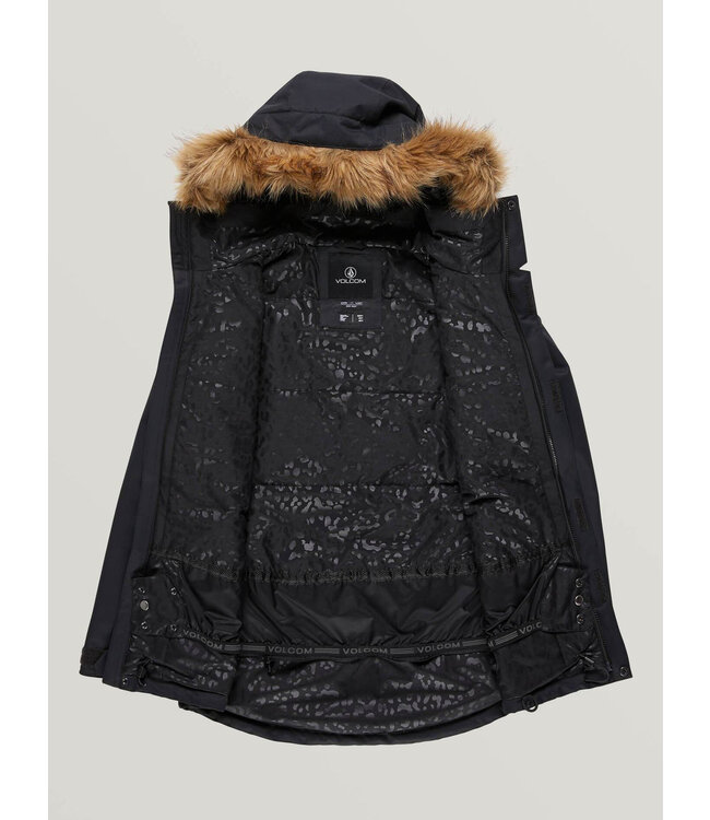 VOLCOM WOMEN'S FAWN INSULATED JACKET BLACK 2022