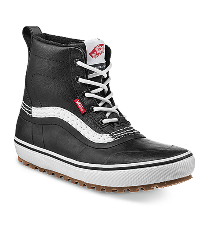 VANS MENS STANDARD MID MTE SNOW BOOT BLACK/WHITE