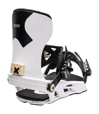 BENT METAL BENT METAL WOMENS STYLIST SNOWBOARD BINDINGS WHITE 2024