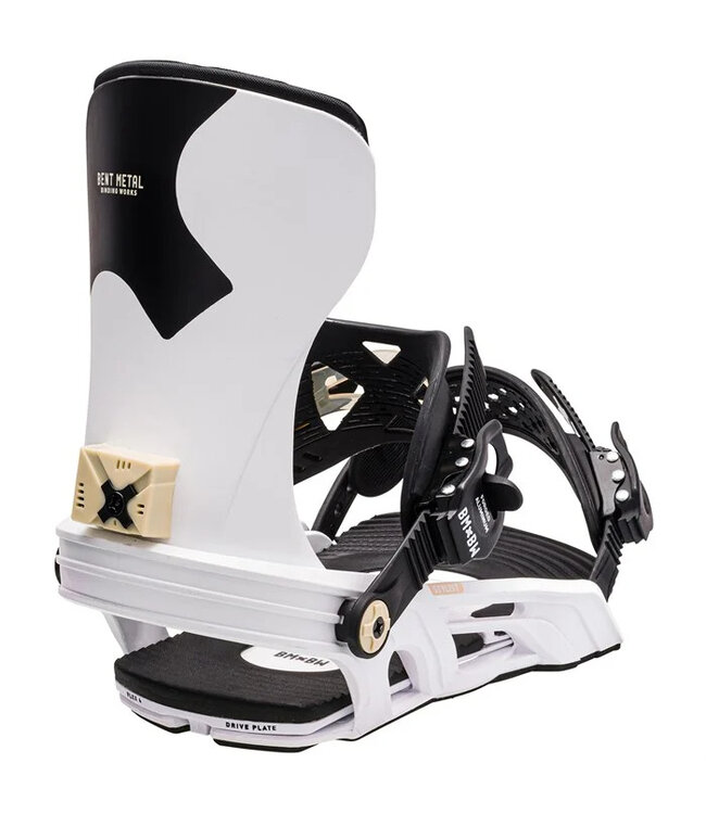BENT METAL WOMENS STYLIST SNOWBOARD BINDINGS WHITE 2024