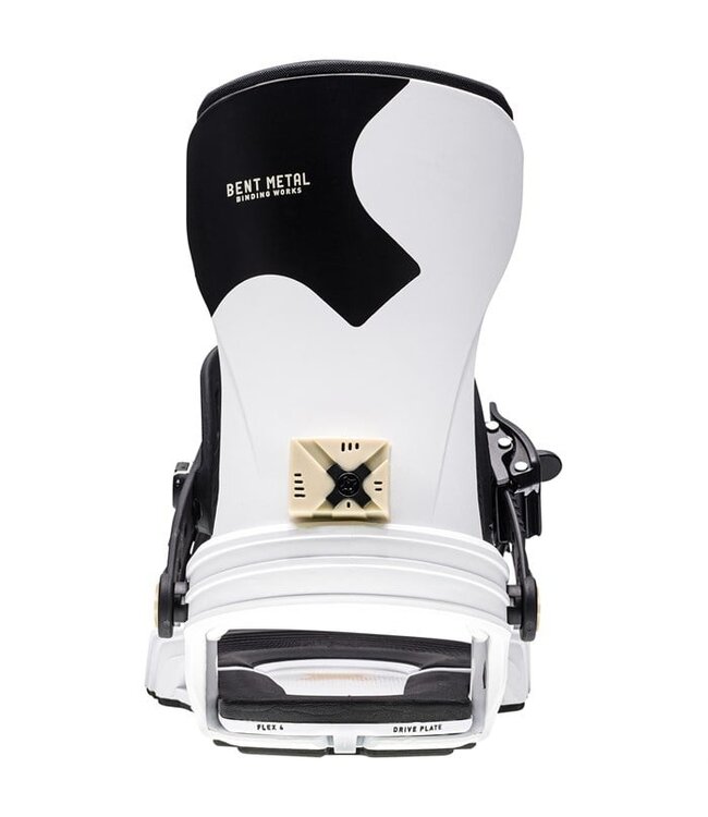 BENT METAL WOMENS STYLIST SNOWBOARD BINDINGS WHITE 2024