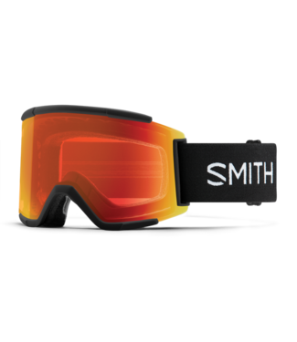 SMITH SMITH SQUAD XL GOGGLE BLACK W/ CHROMAPOP EVERYDAY RED MIRROR + CHROMAPOP STORM YELLOW FLASH 2024
