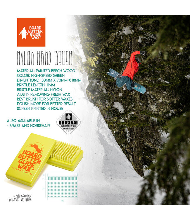 BOARD BUTTER NYLON HAND BRUSH 2024